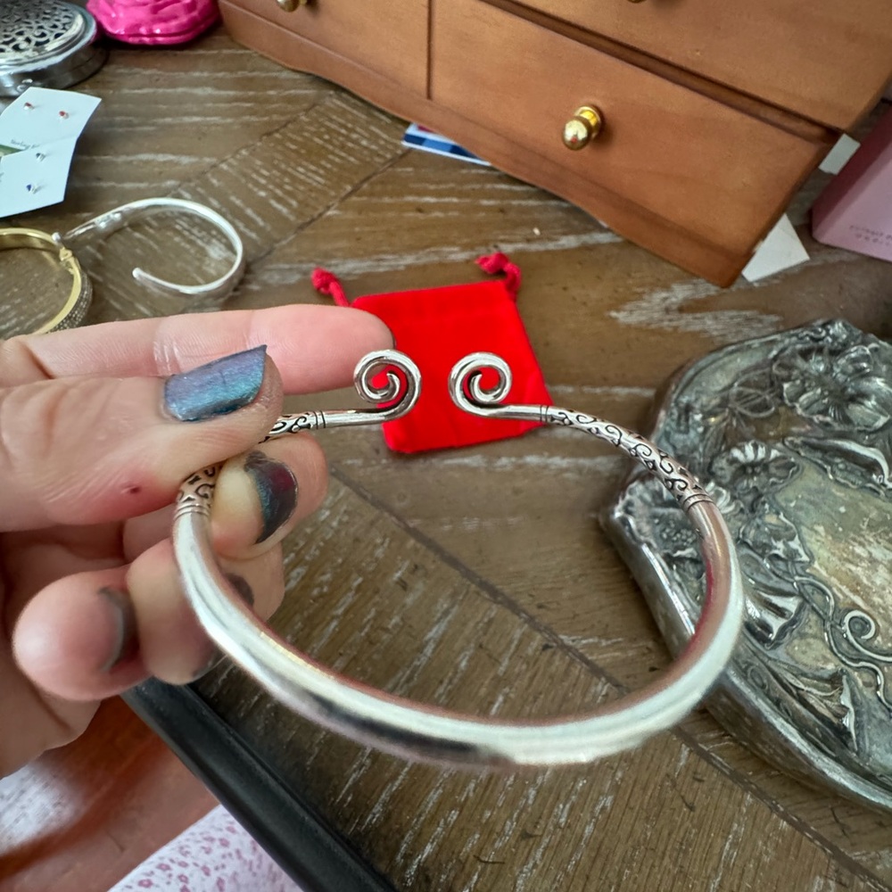 sterling silver bangle bracelet
